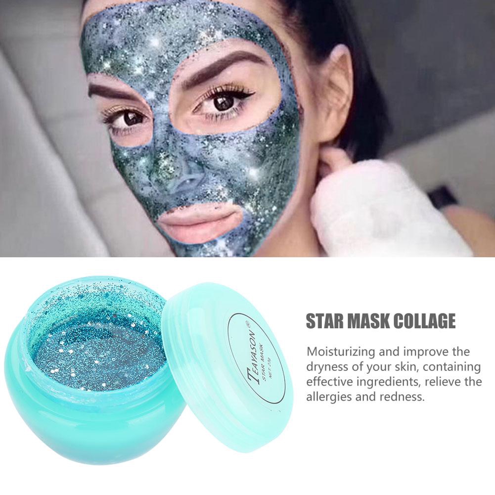 Peel Off Star Glitter Glow Mask Dead Skin Remove Blackhead Moisturizer Sr Shopee Malaysia