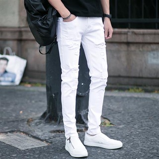 white rugged jeans mens