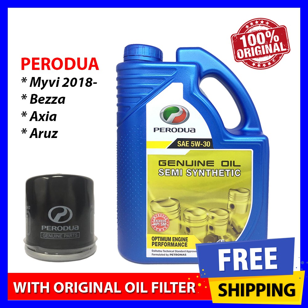 Perodua Engine Oil 5w30 - B Warna