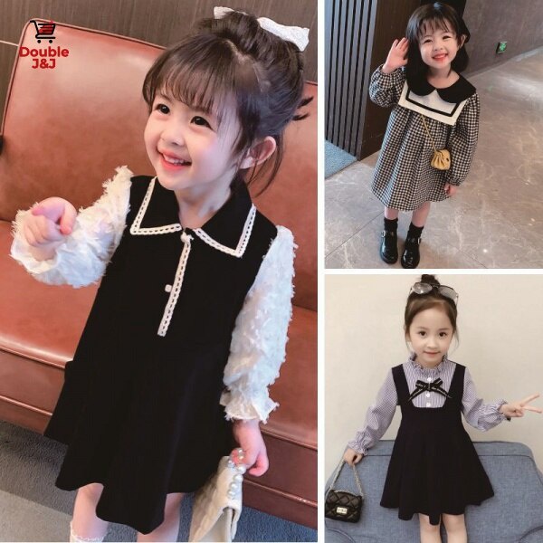 Children's clothing online celebrity girl dress 2021 princess dress fake children western-style two-piece skirt