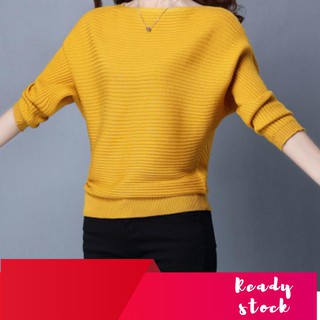 BLOUSE KNITTED MUSLIMAH Baju Women Plain Long Sleeves BLOUSE KNITTED MUSLIMAH Baju Women Plain Long Sleeves