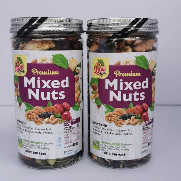 Mix Nuts  Snack  Mix Beans Love Nut Snack 200G/300G 500G(Bulk Pack)