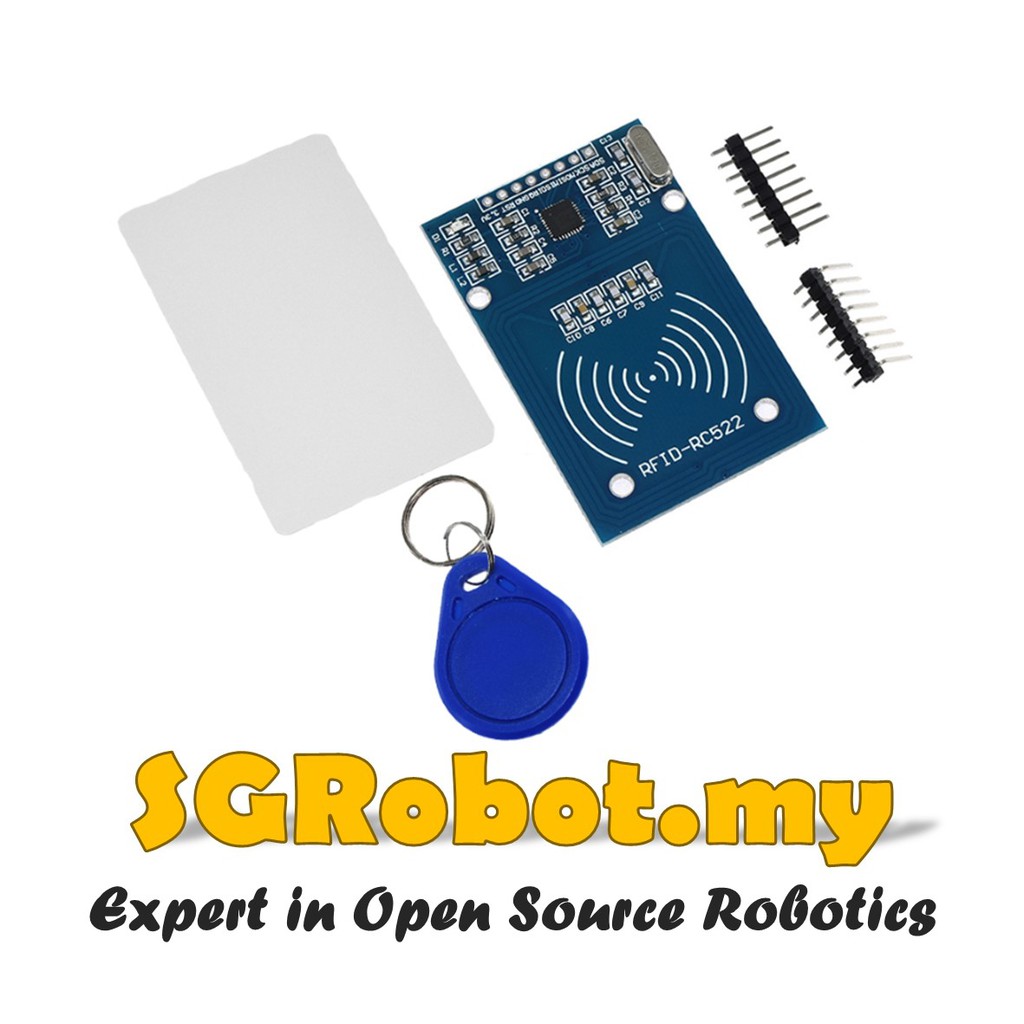 Arduino RFID RC522 Card Reader Detector Module Kit | Shopee Malaysia