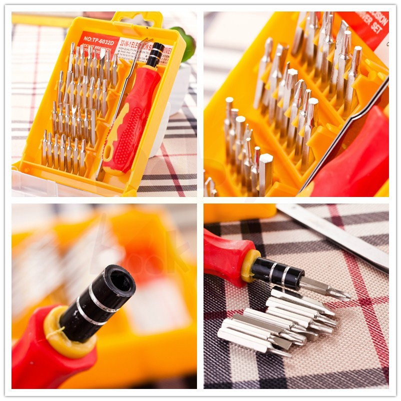 32 in 1 TP-6032D Precision Screwdriver Maintenance Tool Set Toolkit -  Shopee Malaysia