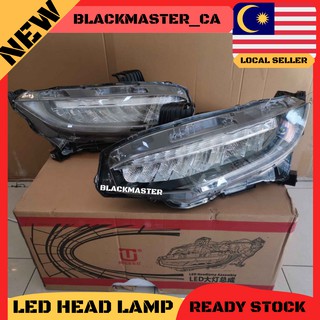 Buy Honda Civic Fc 2016 2021 Dragon Scale V6 Dynamic Tail Lamp With Signal Running Smoke Seetracker Malaysia