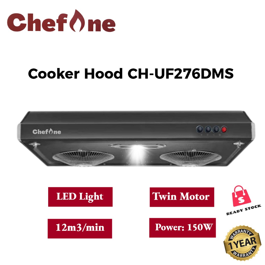 ChefOne Range Hood Penyedut Asap Dapur CH-UF276DMS