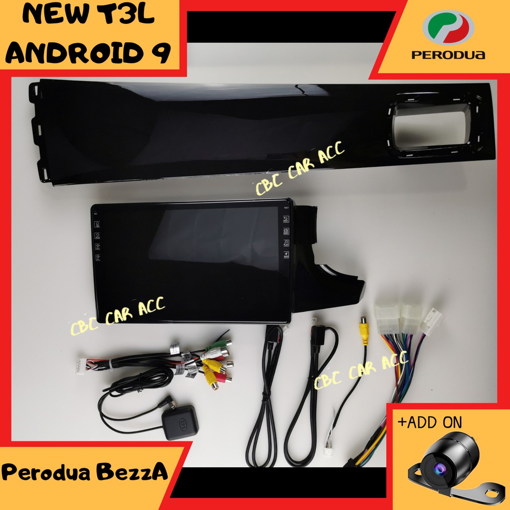 New T3L/T3 🔥PERODUA BEZZA 10 inch ANDROID PLAYER  Shopee 