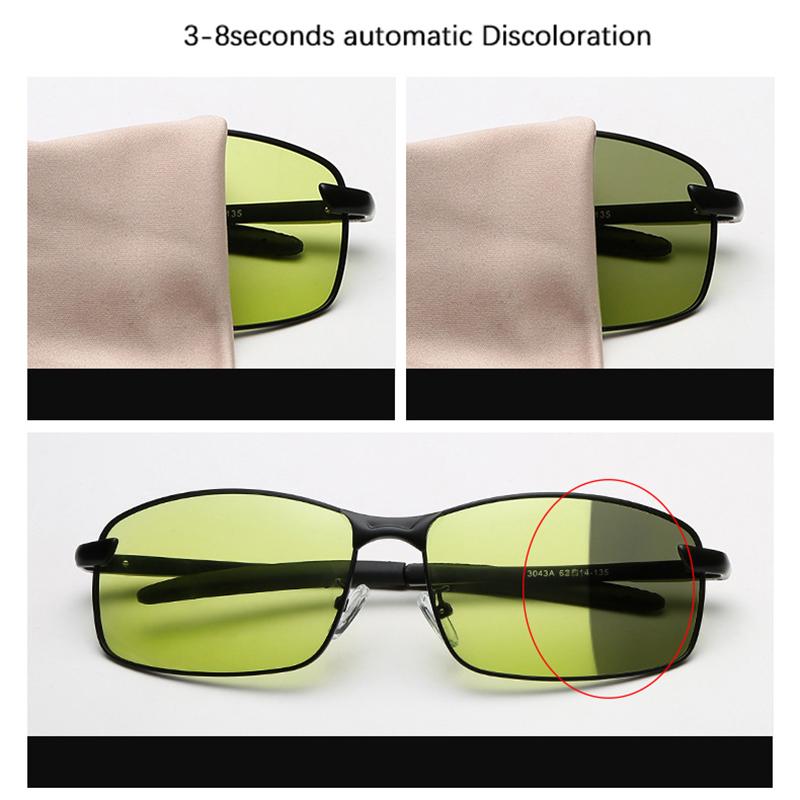 Transition Photochromic Gaming Glasses Polarized Sunglasses Filter Computer Blocking Anti Blue 6662