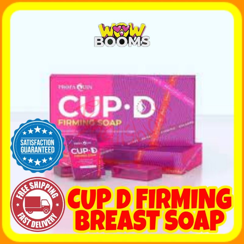 Propaquin Cup D Wow Boom Breast Firming Soap 30gm Sabun Cerah Payudara Punggung Anjal Tegang 1709