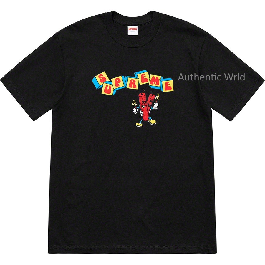 Buy New Design AW-Supreme Dynamite Tee SS19 Oversize T Shirt Cute 