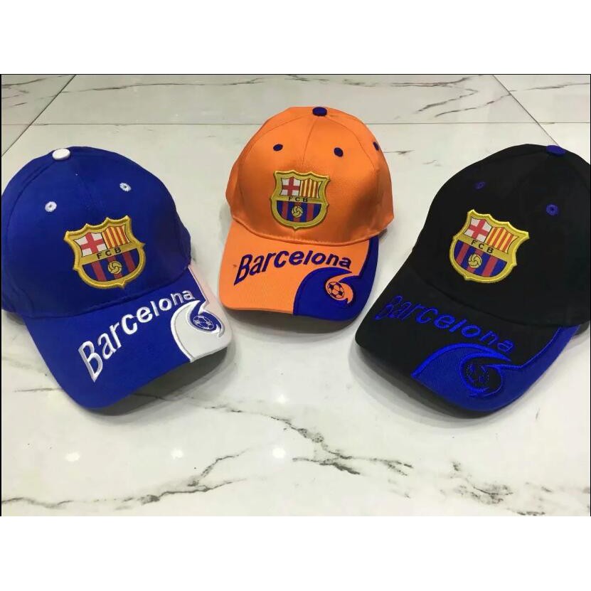barcelona soccer hat