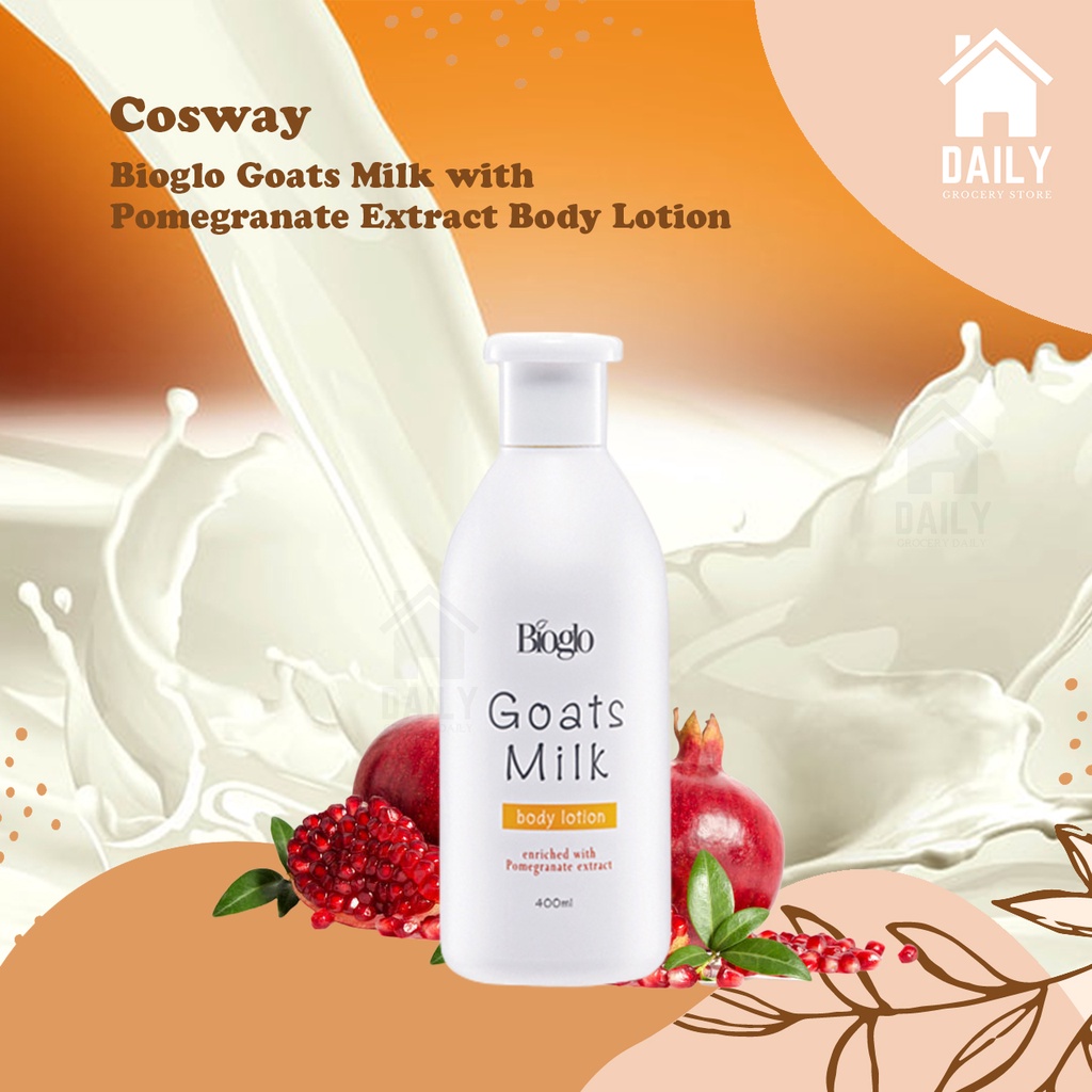 Cosway Bioglo Goats Milk with Pomegranate Extract Body Lotion 400ml