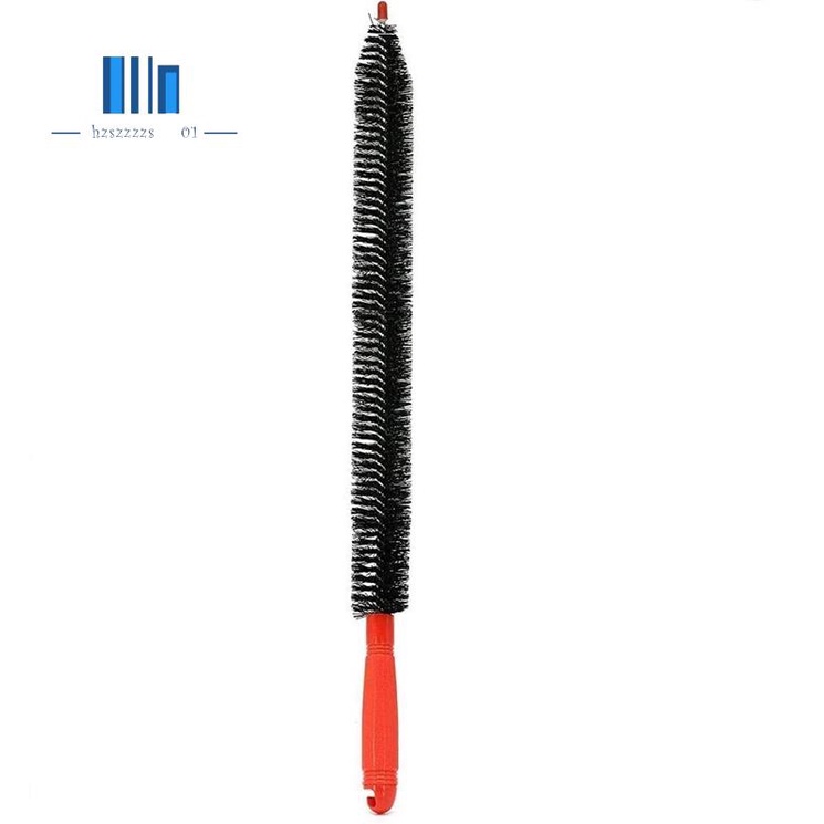26Inch Long Flexible Dryer Vent Cleaner & Refrigerator Condenser Coil Brush Auger Lint Remover