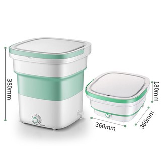 Folding washing machine#Spot#✆♝Folding machine portable mini small ultrasonic dormitory travel sterilization wash socks artifact underwear | Shopee Malaysia