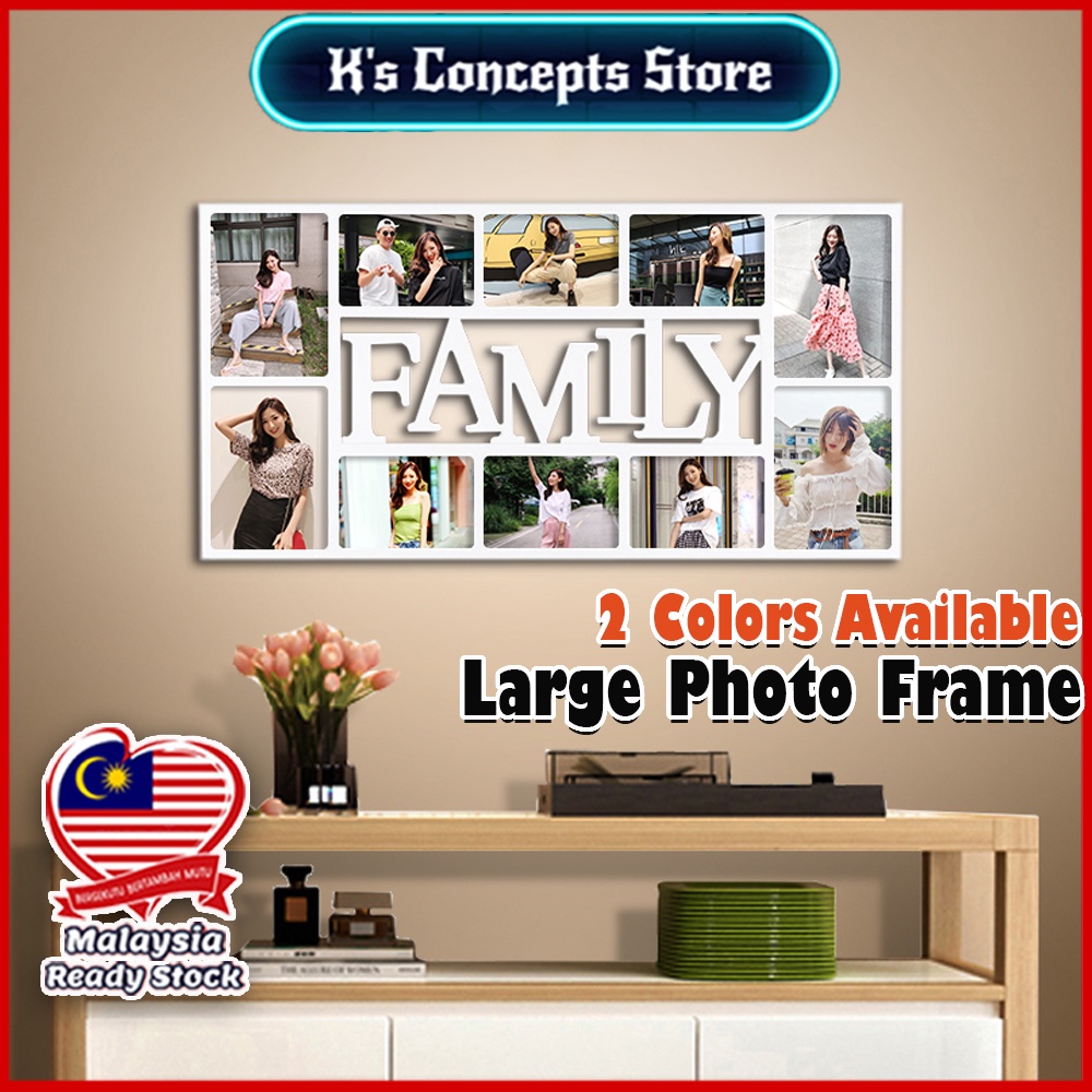 【Ready Stock】Family Photo Frame/ Love Photo Frame/ European Style Frame Love family Photo Wall Photo Frame