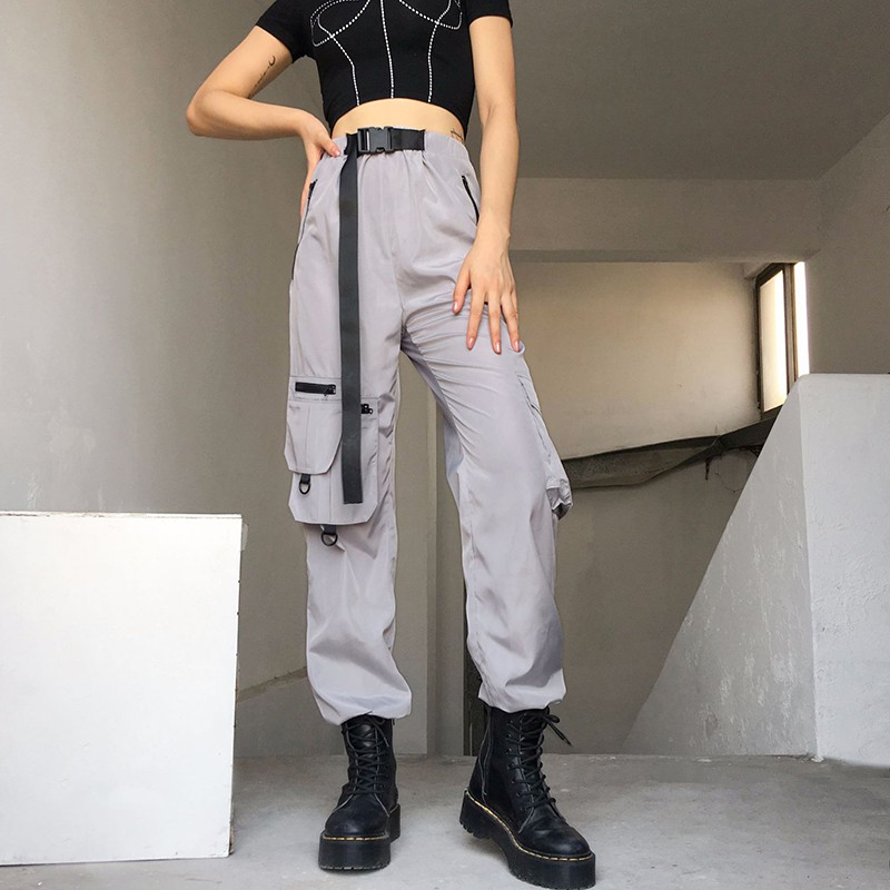 joggers with belt