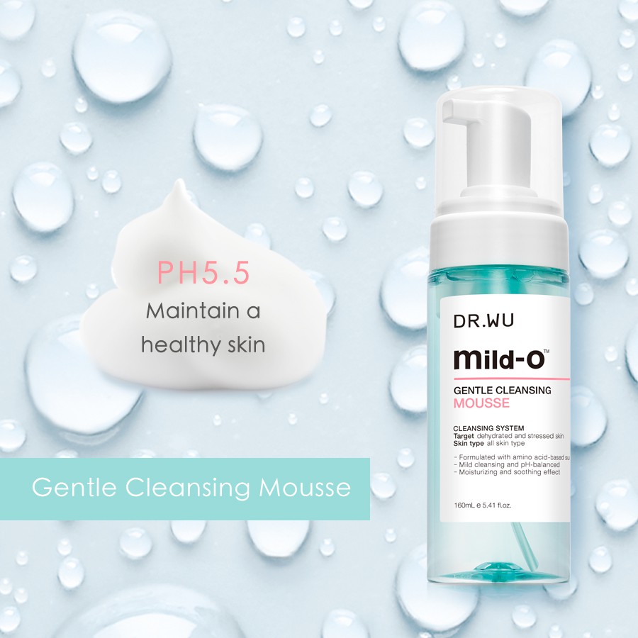 dr wu mild o gentle cleansing mousse