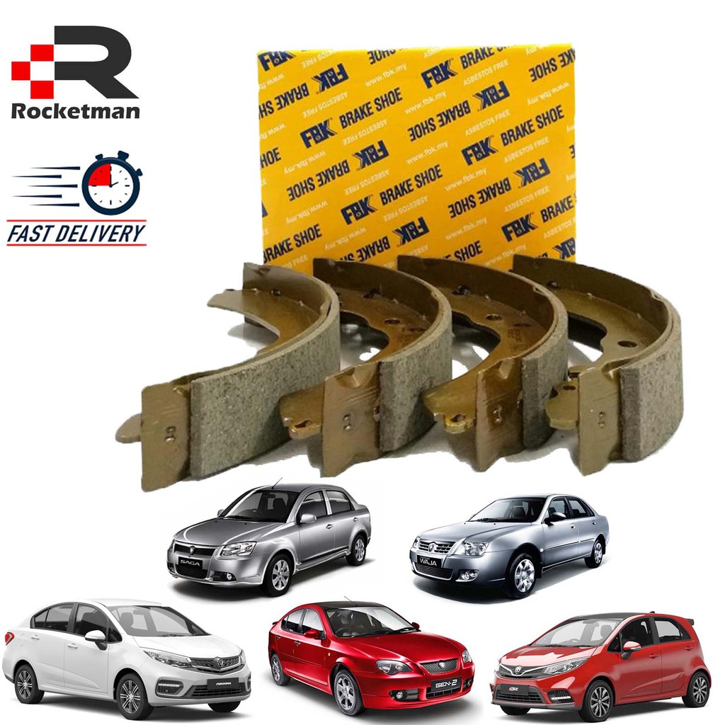 FBK REAR BRAKE SHOE PROTON SAGA ISWARA BLM FLX WIRA EXORA IRIZ PERSONA