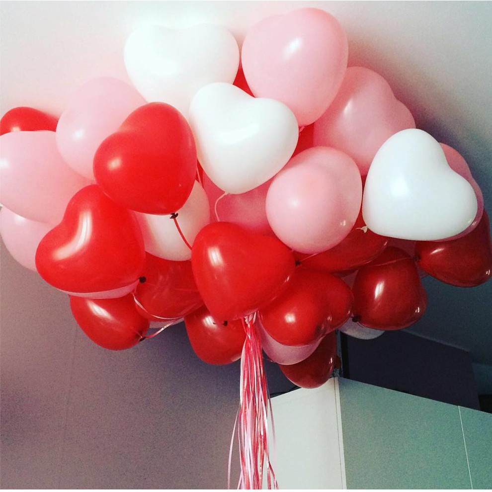 Heart Shape latex helium Balloons Wedding Birthday Party Decoration Supplies