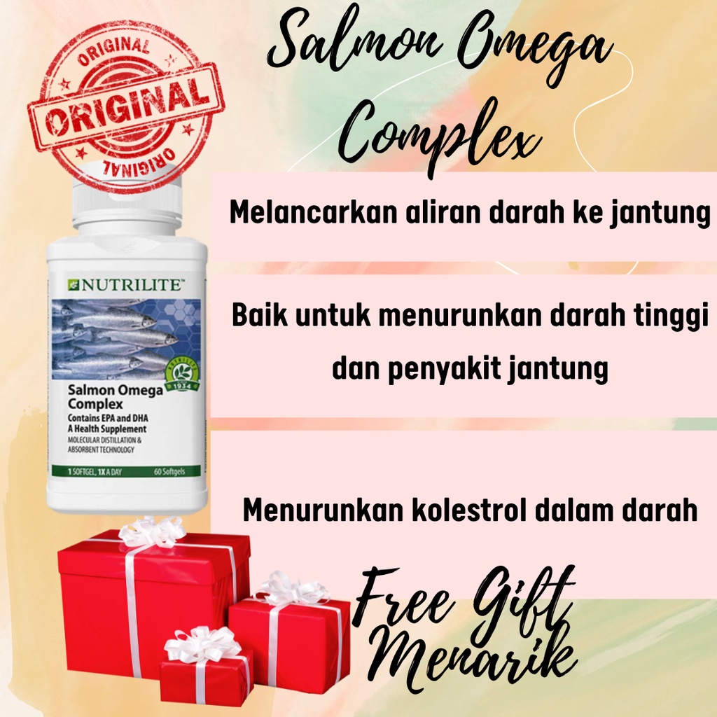 ORIGINAL NUTRILITE AMWAY SALMON OMEGA COMPLEX | Shopee Malaysia