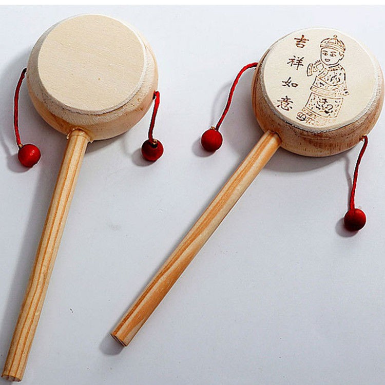 baby wooden drum