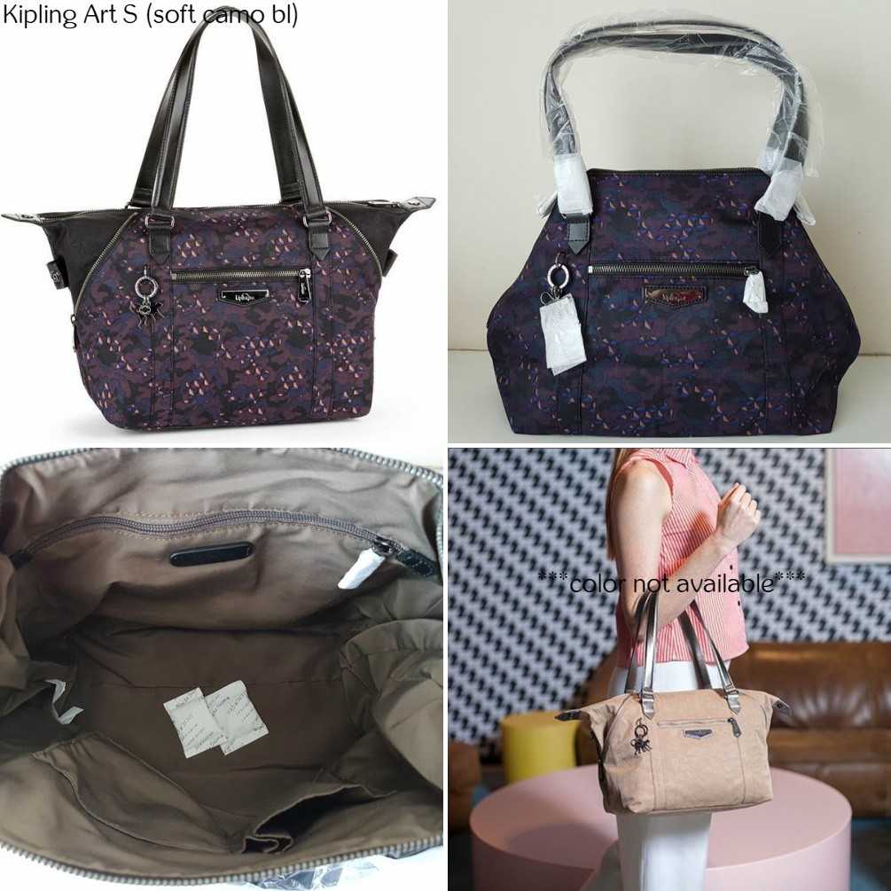 kipling art satchel