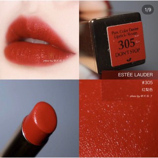 Zochi Estee Lauder Lipstic Pure Color Desire Rouge Excess Lipstick 305 Don T Stop Bloody Red Moisture Shopee Malaysia