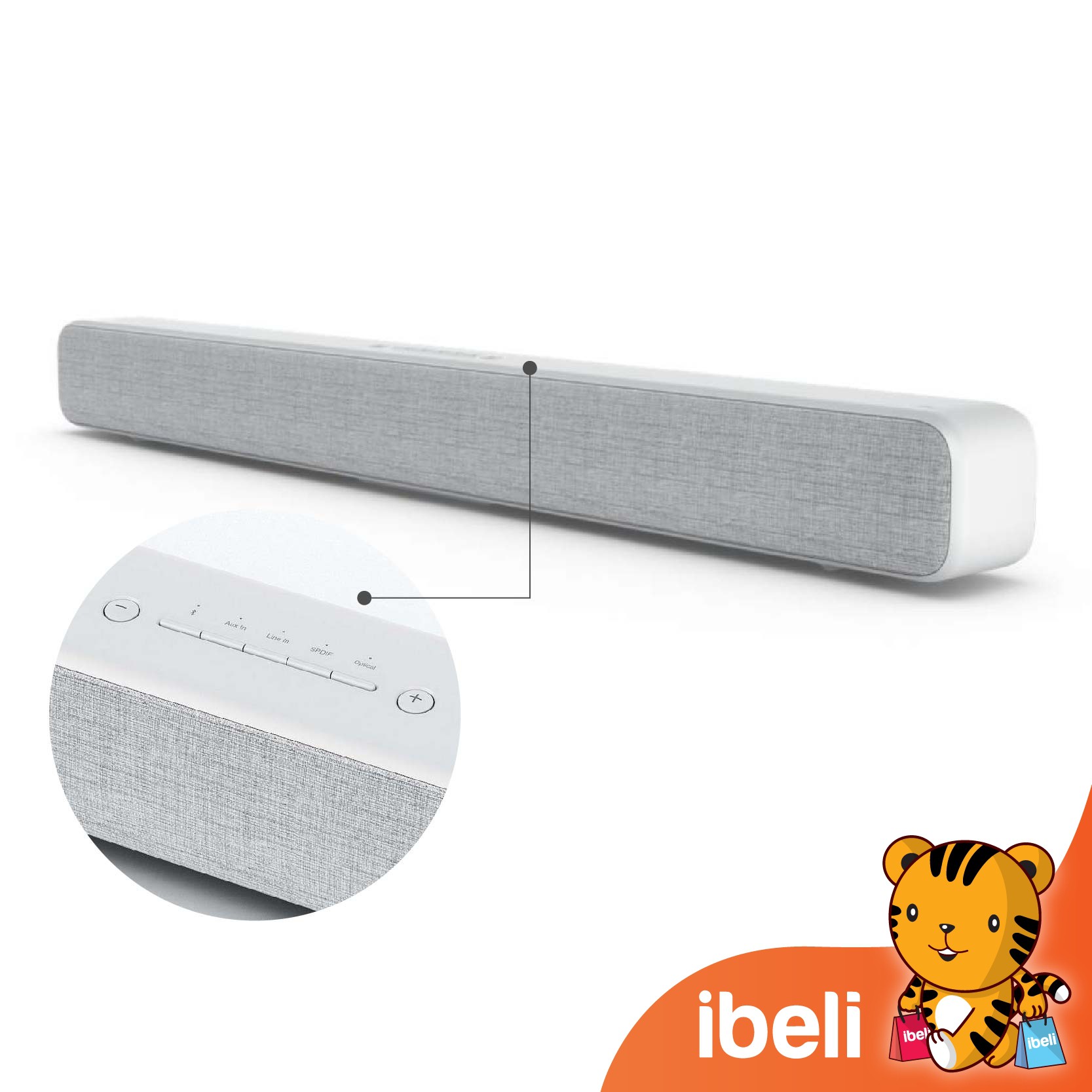 Xiaomi Sound bar Mi Soundbar Bluetooth playback, 8 Sound Unit TV