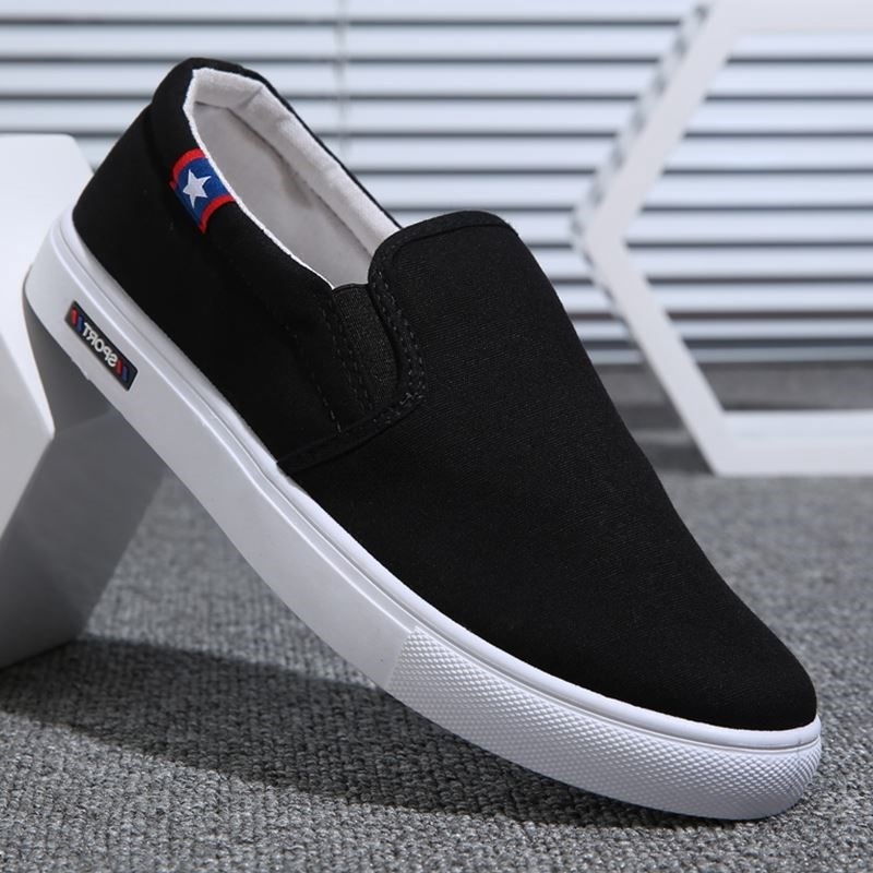 black canvas shoes without laces