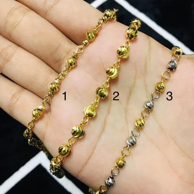 Gelang Tangan Bebola Emas 916 Women S Fashion Jewellery On Carousell