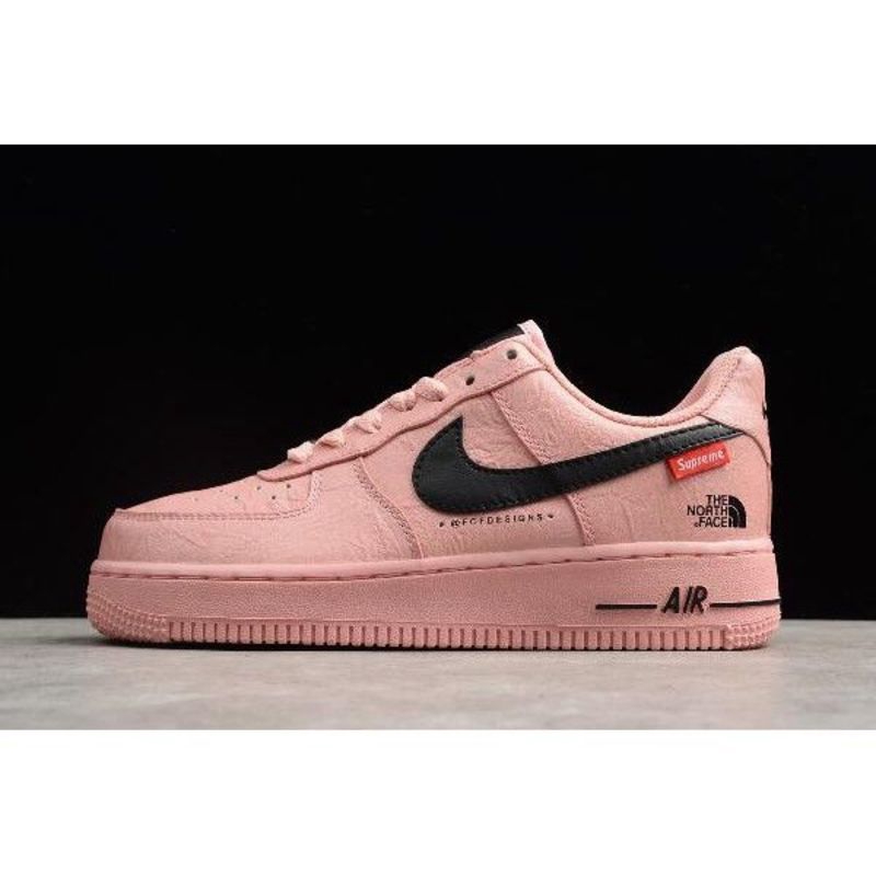 nike air force 1 pink black