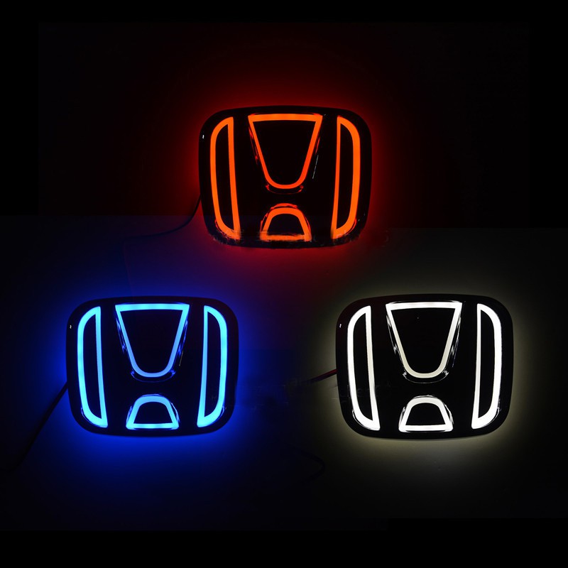 Car Styling 5d Car Rear Tail Logo Led Light Badge Lamp Emblem Sticker Car Decoration Led For Honda New Old Fit 10 Odyssey 07 Cr V 08 09 Accord 07 Odyssey Civic Shopee Malaysia