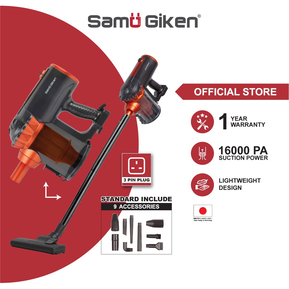 TUAH859 Samu Giken Vacuum Cleaner Handheld 850W VC185GO (Wired Vacuum