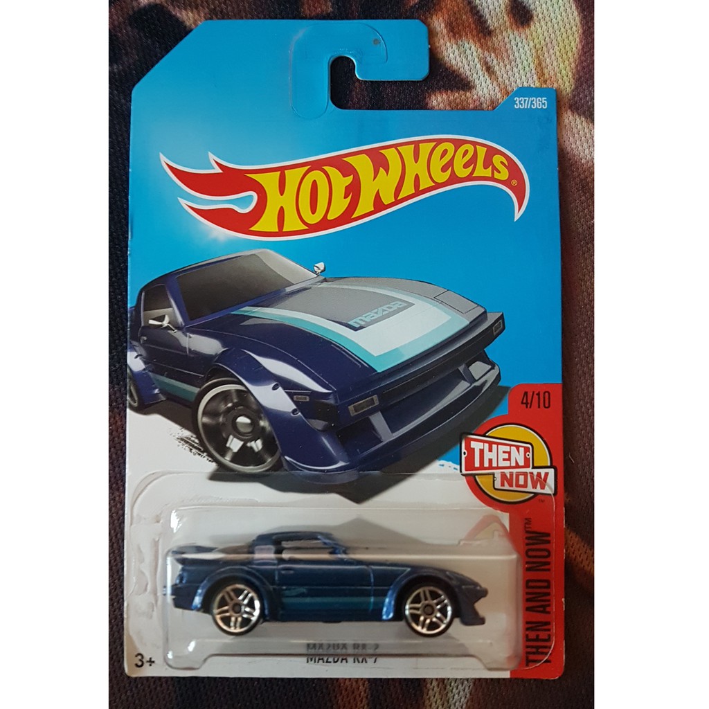 HOTWHEELS THEN AND NOW MAZDA RX-7