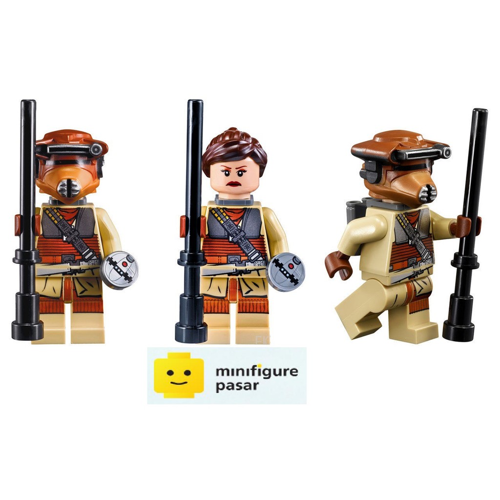 LEGO Minifigures Authentic LEGO Star Wars Princess Leia Boushh Disguise