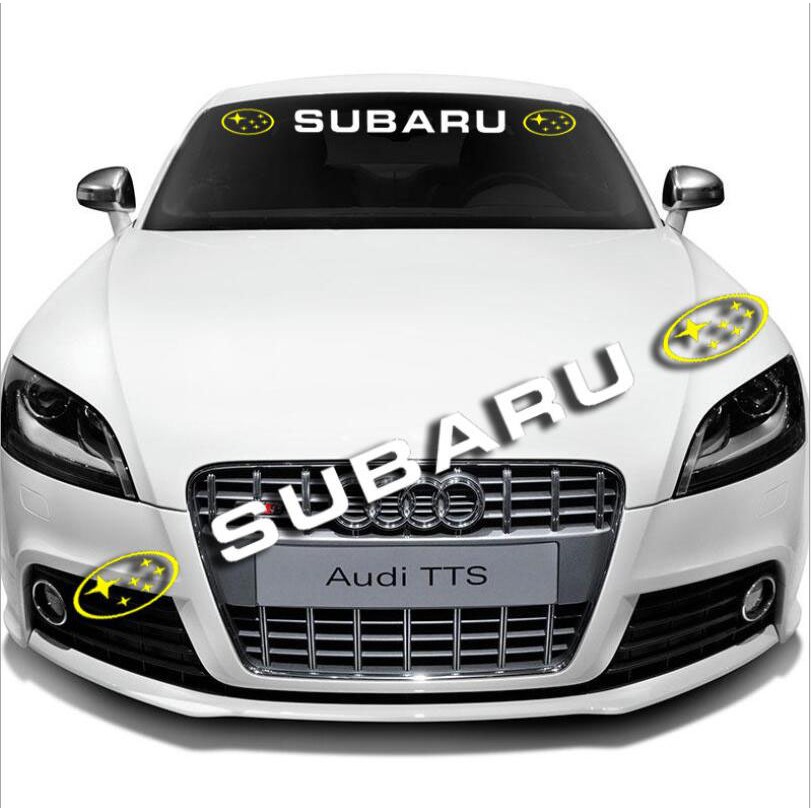 Car Truck Parts Car Front Windshield Banner Reflective Decal