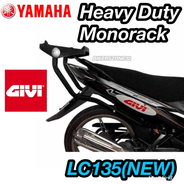 Yamaha Lc135 New V2 V3 V4 V5 V6 Givi Monorack J Heavy Duty Shopee Malaysia