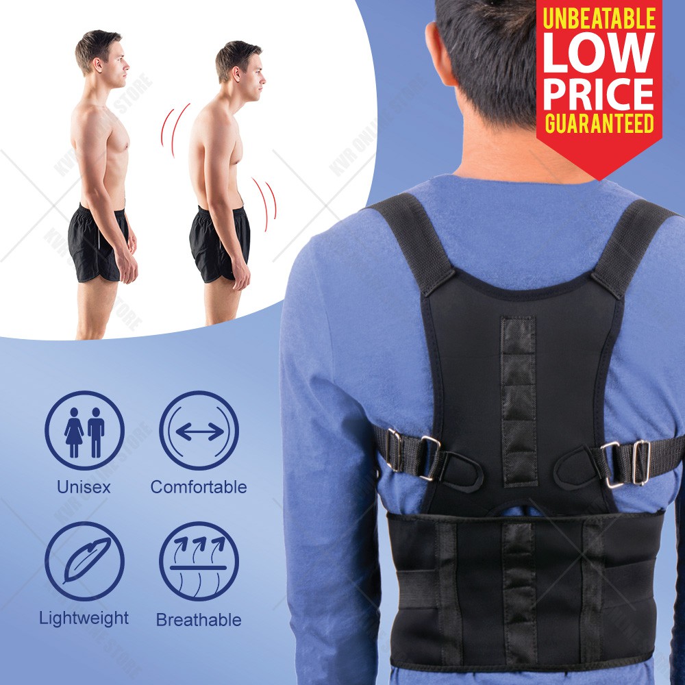 Back Support Posture Shoulder Correction Align Relieve Pain UNISEX/Baju