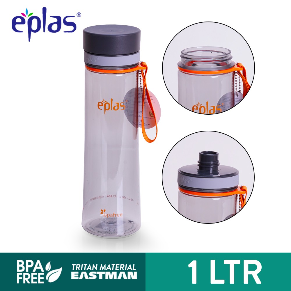 eplas Clear Transparent Drinking Water Tumbler (1000ml)