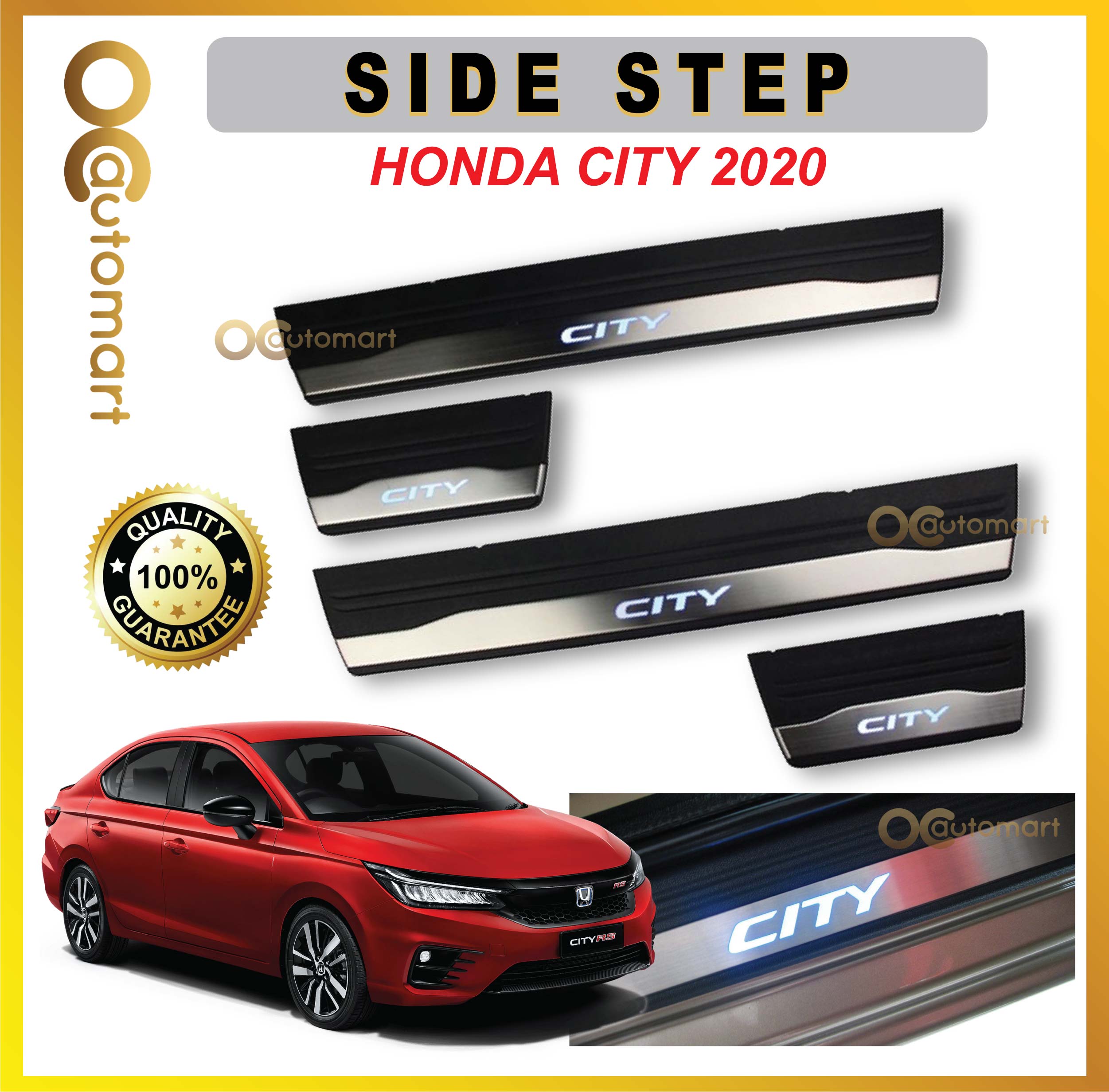 HONDA CITY NEW 2020-2021 SIDE STEP LED