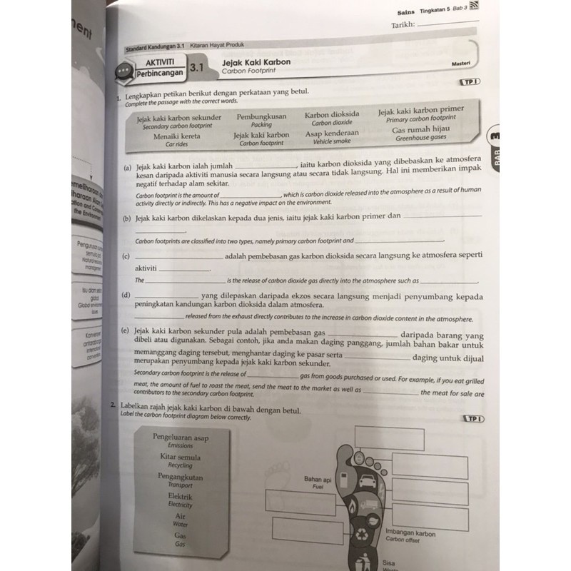 Jawapan Amali Proses Sains Tingkatan 3 2021