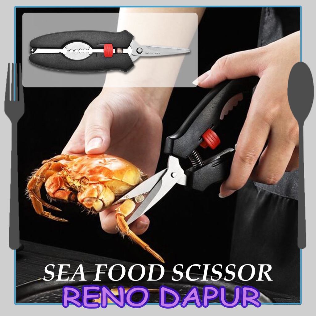 Seafood Scissor Lobster Scissor Stainless Steel Kitchen Scissor shrimp
