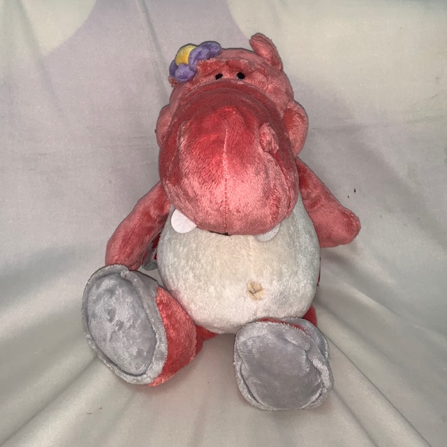 pink hippo stuffed animal