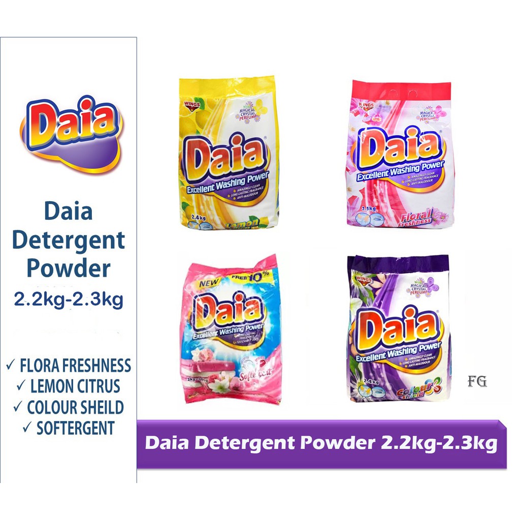Buy Daia Detergent Powder 2 2kg 2 3kg Seetracker Malaysia