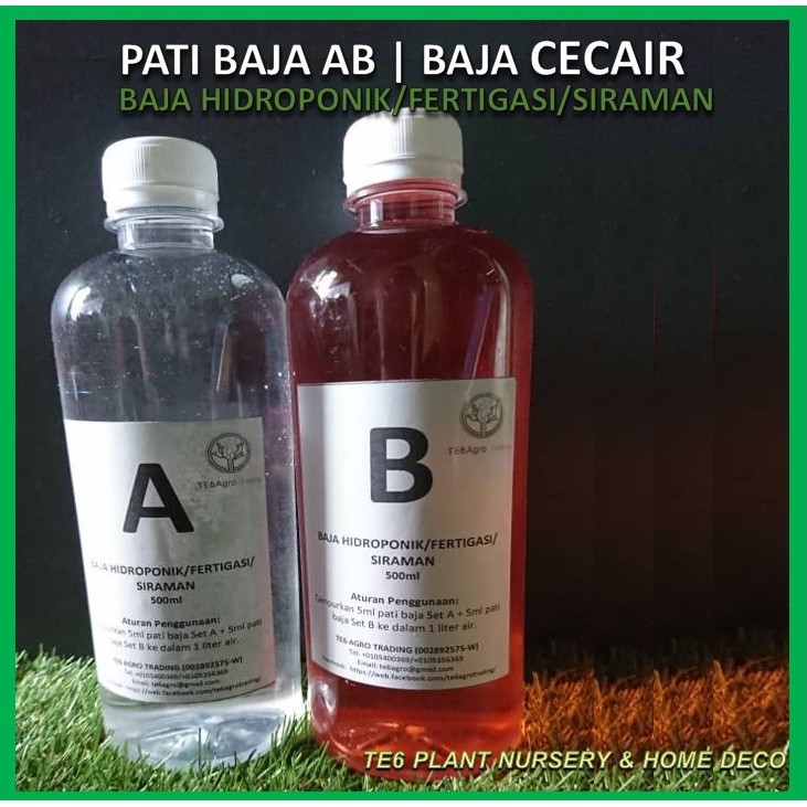 [500ML PATI BAJA SET A&B ] BAJA CECAIR | PATI BAJA AB | BAJA HIDROPONIK ...