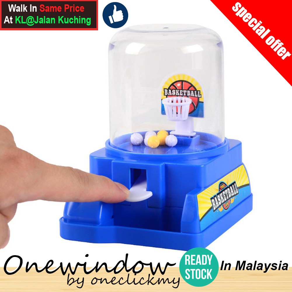 [ READY STOCK ]In Malaysia Mini Basketball Shooting Machine Toys Indoor Interaction Toys