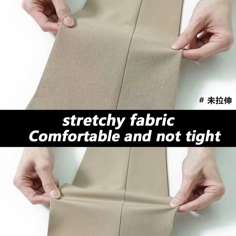 Versatile Purpose Ready Stock Korean Styel Suit Seluar Slack Lelaki Formal Long Pants Stretch Casual Straight C - Image 5