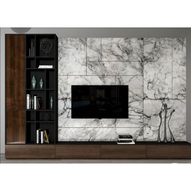 TV 9ft with laminated marble glossy Shopee Malaysia