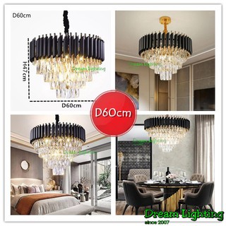 Dream Lighting Luxury Chandelier K9 Crystal Lampu  