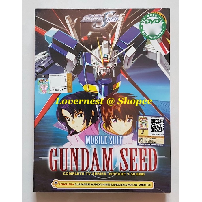 Anime Dvd Mobile Suit Gundam Seed Vol 1 50 End Shopee Malaysia